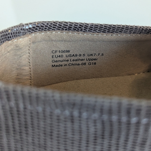 Aetrex Kylie Brown Shimmer Slip On Flat sz 9 - Picture 6 of 7